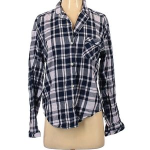 VS PINK Plaid Button-Down Shirt